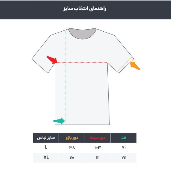 تی‌شرت آستین کوتاه مردانه مدل یقه گرد ساده basic